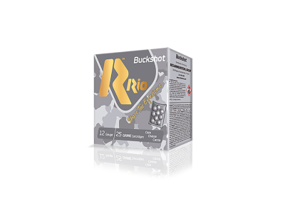 Rio Ammunition Royal Buck Shotshell Buckshot Loads, 12 Gauge, 25