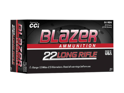 CCI Blazer Rimfire, .22 LR, 50