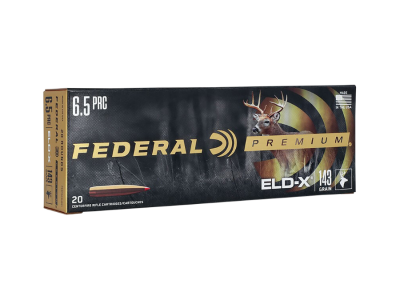 Federal ELD-X Centerfire Rifle Cartridges, 6.5 Precision Rifle Cartridge, 20