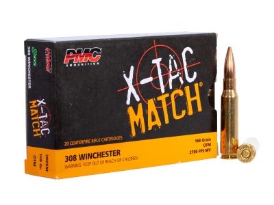 PMC X-Tac Match 308Win Open Tip Match, .308 Winchester, 20
