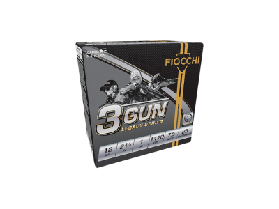 Fiocchi 3-Gun Match Legacy Series Shotshell Loads, 12 Gauge, 25
