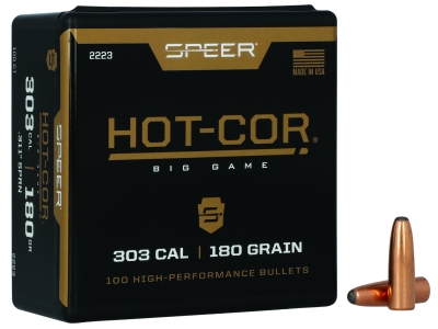 Speer Hot-Cor 303Cal 180gr Soft Point Round Nose 100 Per Box