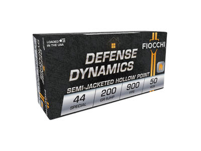 Fiocchi Defense Dynamics Handgun Rounds, .44 Special, 50