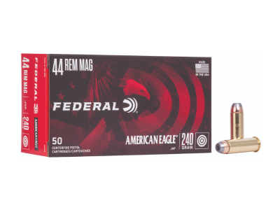 Federal American Eagle Centerfire Handgun Cartridges, .44 Magnum, 50