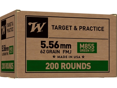 Winchester USA M855 Green Tip 5.56x45mm NATO 62gr, 200