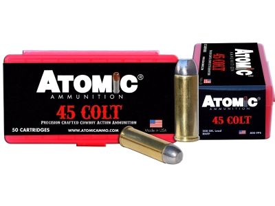 Atomic Ammunition Cowboy Action Precision Craft, .45 Long Colt, 50