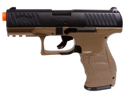 Walther PPQ Spring Airsoft Pistol, Tan