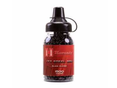 Hornady Black Diamond Steel BBs, .177 Cal, 5.1 Grains, Anodized Finish, 1500ct