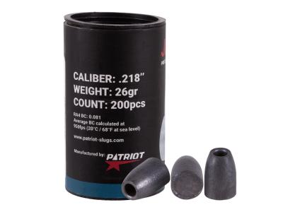 Patriot Javelin Slug Gen 2, .218 Cal., 26 Grains, Hollowpoint, 200ct