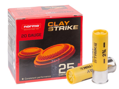 Norma 20GA Claystrike 1oz, 8 Shot, 25ct