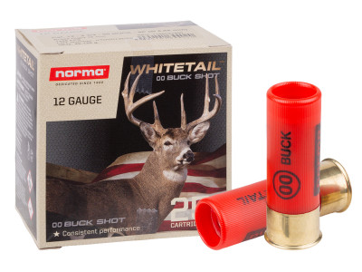Norma 12GA Whitetail 9 Pellet, 00 Buck, 25ct