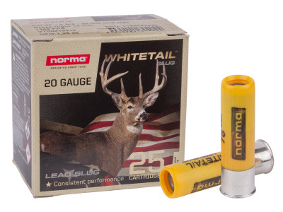 Norma 20GA Whitetail Slug 7/8oz, 2 3/4", 25ct