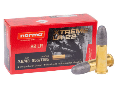 Norma .22 LR Xtreme, 43gr, 50ct