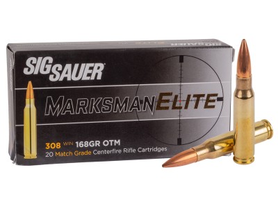 SIG Sauer .308 Winchester Elite Match Grade OTM, 168gr, 20ct