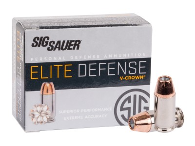 SIG Sauer .380 Auto Elite V-Crown JHP, 90gr, 20ct