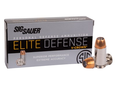 SIG Sauer .45 Auto Elite V-Crown JHP, 230gr, 50ct