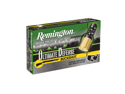 Remington 12GA Ultimate Defense Buckshot 9 Pellet, 00 Buck, 5ct