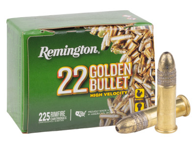 Remington .22 LR 22 Golden Bullet HP, 36gr, 225ct