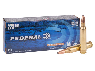 Federal .223 Remington Power-Shok JSP, 55gr, 20ct