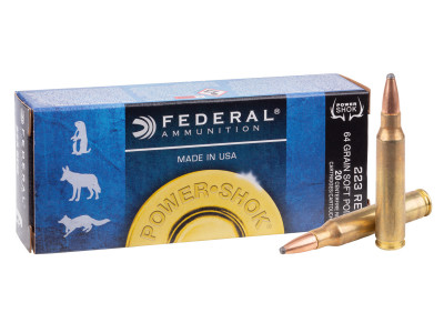 Federal .223 Remington Power-Shok JSP, 64gr, 20ct