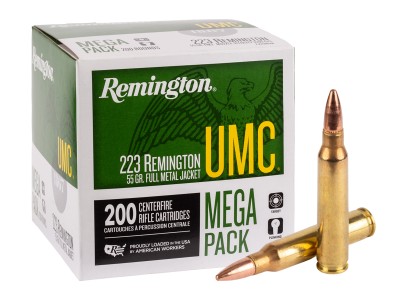 Remington .223 Remington UMC Centerfire Rifle FMJ, 55gr, 200ct