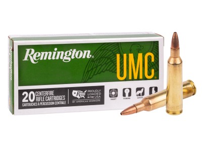 Remington .22-250 Remington UMC Centerfire JHP, 50gr, 20ct
