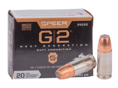 Speer 9mm Luger Gold Dot G2, 147gr, 20ct