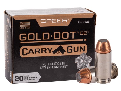 Speer .40 S&W Gold Dot G2 Carry Gun HP, 165gr, 20ct