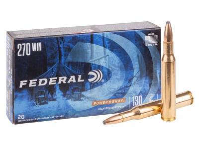 Federal .270 Winchester Power-Shok JSP, 130gr, 20ct