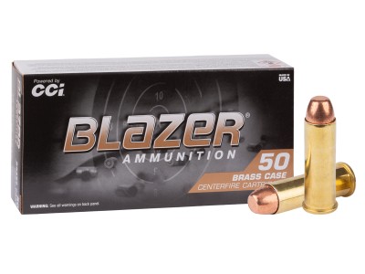 Blazer .38 Special Blazer Brass FMJ, 125gr, 50ct