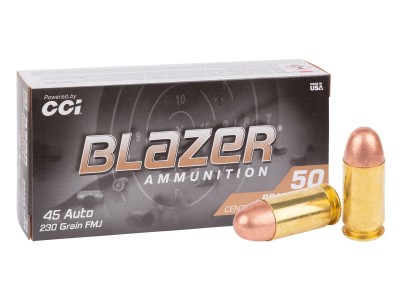 Blazer 45 Auto Blazer Brass FMJ, 230gr, 50ct