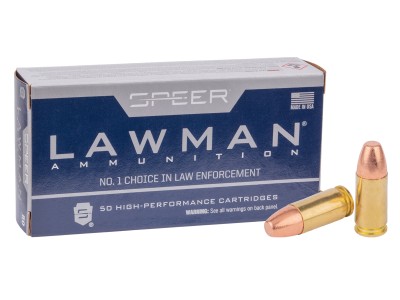 Speer 9mm Luger Lawman Handgun TMJ, 147gr, 50ct