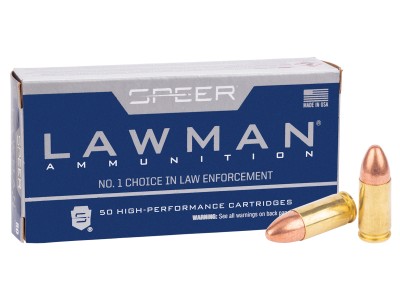 Speer 9mm Luger Lawman Handgun TMJ, 124gr, 50ct