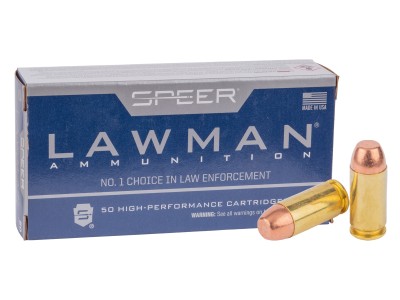 Speer .40 S&W Lawman Handgun Training TMJ, 180gr, 50ct