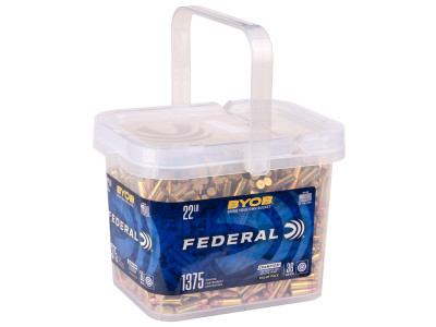 Federal .22 LR BYOB Copper Plated HP, 36gr, 1,375ct