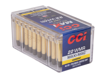 CCI .22 WMR Maxi-Mag Varmint, 46gr 50ct