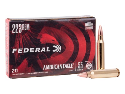 Federal American Eagle 223 Remington FMJBT, 55gr, 20ct