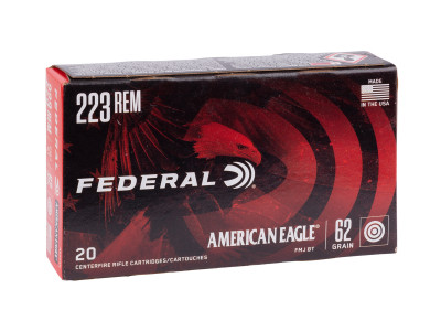 Federal .223 Remington American Eagle FMJBT, 62gr, 20ct