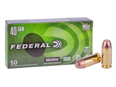 Federal .40 S&W BallistiClean RHT, 125gr, 50ct