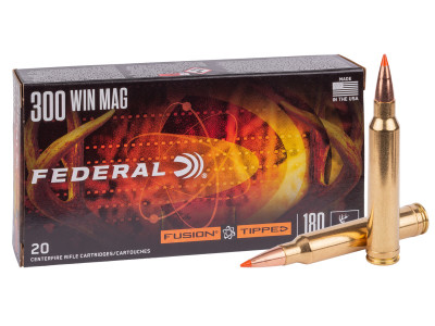 Federal Fusion Tipped 300 Win Mag, 180gr, 20ct