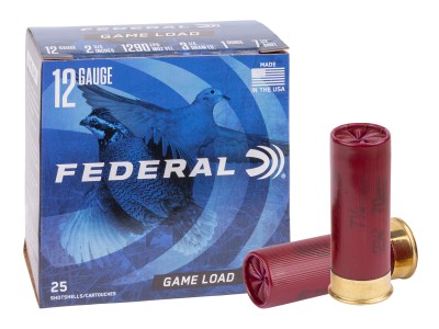 Federal 12GA Game Load Upland 1oz, 7.5 Shot, 25ct