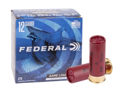 Federal 12GA Game Load Upland Heavy Field 1 1/8oz, 25ct