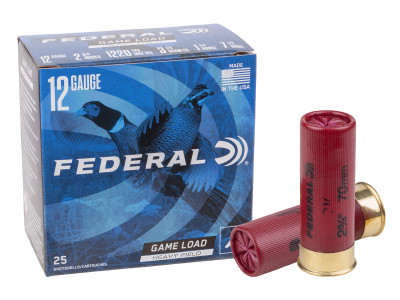 Federal 12GA Game Load Upland Heavy Field 1 1/4oz, 7.5 Shot, 25ct
