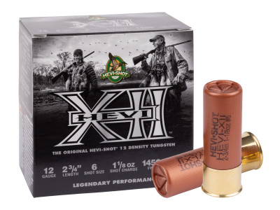 HEVI-Shot 12GA HEVI-XII 1 1/8oz, 6 Shot, 25ct