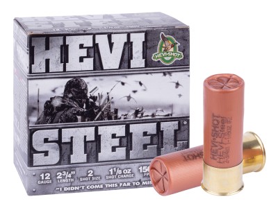 HEVI-Shot 12GA HEVI-Steel 1 1/8oz, 2 Shot, 25ct