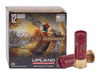 Federal Premium 12GA Upland High Velocity 1 3/8oz, 5 Shot, 25ct