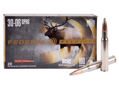 Federal Premium .30-06 Springfield Nosler Partition, 180gr, 20ct