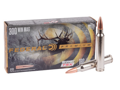 Federal Premium 300 Win Mag Barnes TSX, 180gr, 20ct