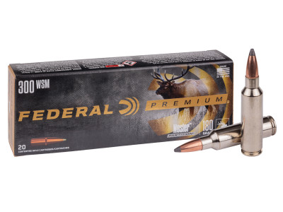 Federal Premium 300 WSM Nosler Partition, 180gr, 20ct