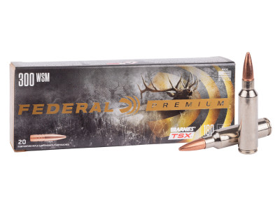 Federal Premium .300 WSM Barnes TSX, 180gr, 20ct